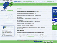 Tablet Screenshot of orientexpress-wien.com
